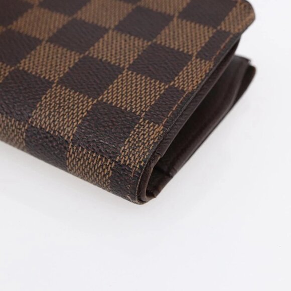 Authentic LOUIS VUITTON Damier Ebene Portefeuille Viennois Wallet bst288-120225 - Picture 8 of 16